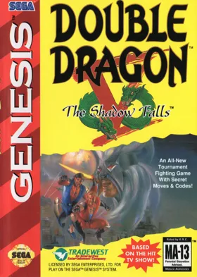 Double Dragon V - The Shadow Falls (USA) box cover front